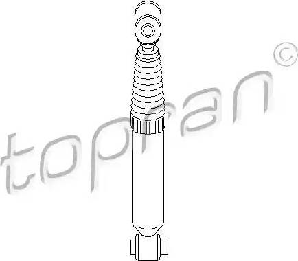 Topran 720 839 - Shock Absorber autospares.lv