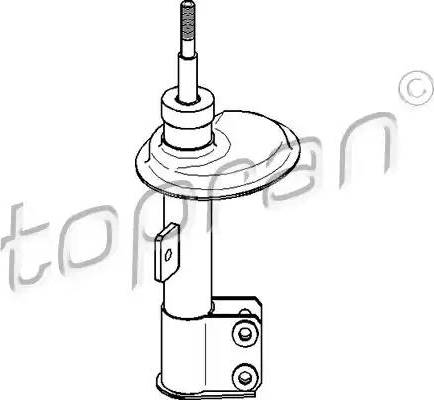 Topran 720 825 - Shock Absorber autospares.lv