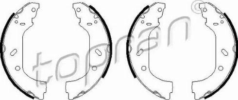 Topran 720 362 - Brake Shoe Set autospares.lv