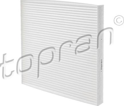 Topran 720 338 - Filter, interior air autospares.lv