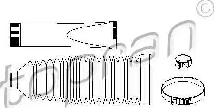 Topran 720 235 - Bellow Set, steering autospares.lv