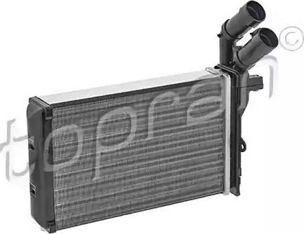 Topran 721 418 - Heat Exchanger, interior heating autospares.lv