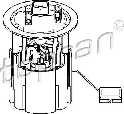 Topran 721 480 - Fuel Supply Module autospares.lv