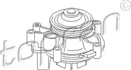 Topran 721 890 - Bush of Control / Trailing Arm autospares.lv