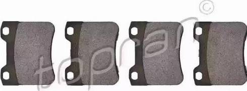 Topran 721 230 - Brake Pad Set, disc brake autospares.lv