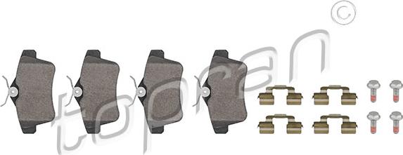 Topran 723 461 - Brake Pad Set, disc brake autospares.lv