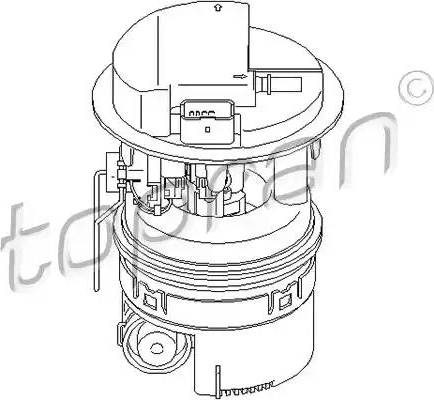 Topran 722 047 - Fuel Supply Module autospares.lv