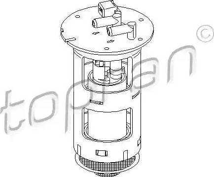 Topran 722 123 - Fuel Supply Module autospares.lv