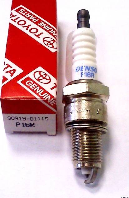 TOYOTA 90919-01115 - Ignition coil & spark plug: 04 pcs. autospares.lv