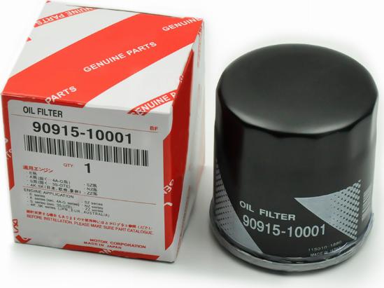 TOYOTA 9091510001 - Oil Filter autospares.lv