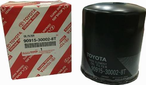 TOYOTA 90915-30002 - Oil Filter autospares.lv