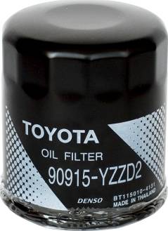 TOYOTA 90915-YZZD2 - Oil Filter autospares.lv