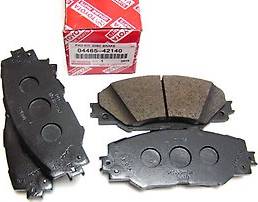 TOYOTA 0446542180 - Brake Pad Set, disc brake autospares.lv