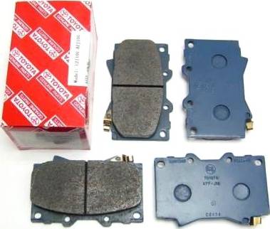 TOYOTA 04465-60240 - Brake Pad Set, disc brake autospares.lv