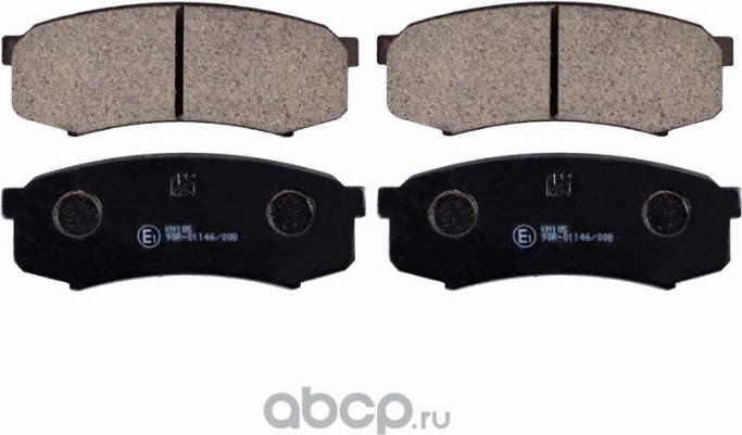 TOYOTA 04466-60020 - Brake Pad Set, disc brake autospares.lv