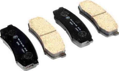 TOYOTA 04466YZZC8 - Brake Pad Set, disc brake autospares.lv