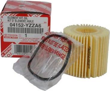 TOYOTA 04152-YZZA6 - Oil Filter autospares.lv