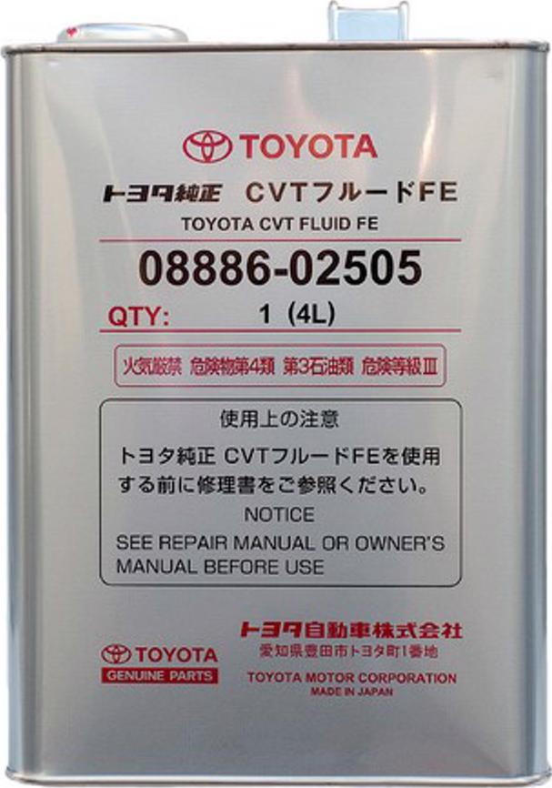 TOYOTA 08886-02505 - Automatic Transmission Oil autospares.lv