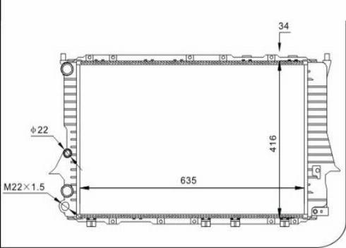 TQ 49367 - Radiator, engine cooling autospares.lv