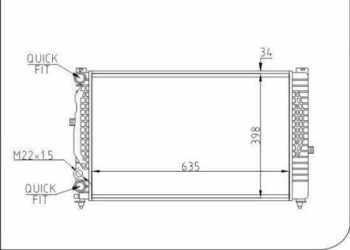 TQ 54481 - Radiator, engine cooling autospares.lv