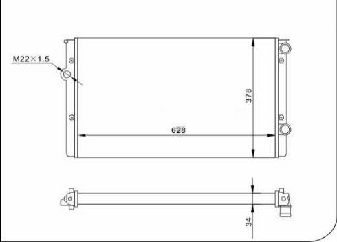 TQ 54520 - Radiator, engine cooling autospares.lv