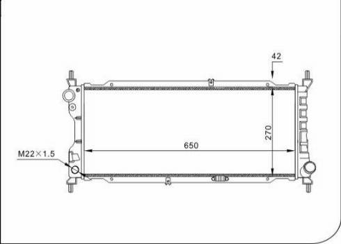 TQ 56579 - Radiator, engine cooling autospares.lv