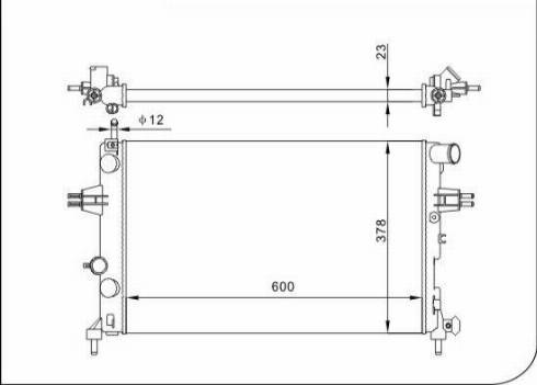 TQ 57241 - Radiator, engine cooling autospares.lv