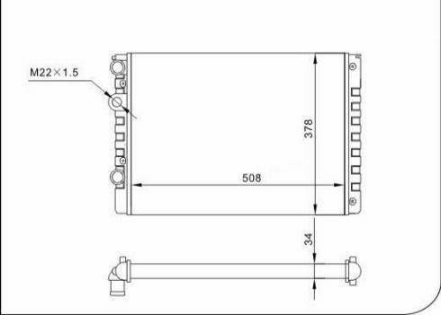 TQ 57227 - Radiator, engine cooling autospares.lv