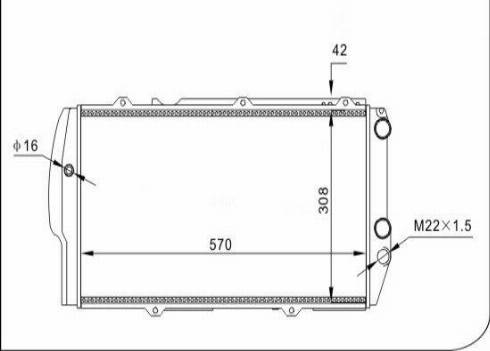 TQ 60878 - Radiator, engine cooling autospares.lv