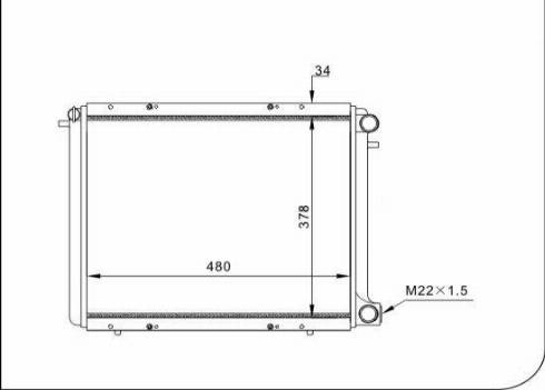 TQ 67580 - Radiator, engine cooling autospares.lv