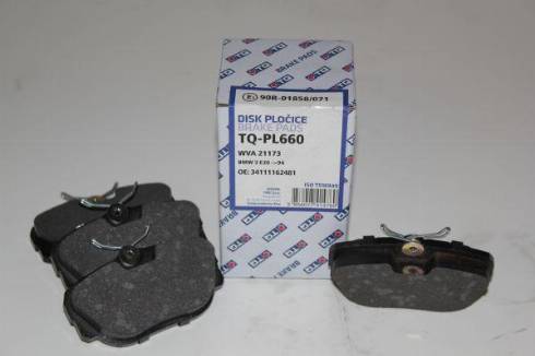 TQ 14013 - Brake Pad Set, disc brake autospares.lv