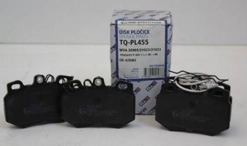 TQ 1685 - Brake Pad Set, disc brake autospares.lv