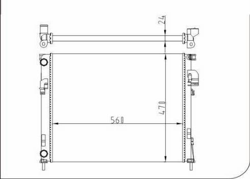 TQ 111883 - Radiator, engine cooling autospares.lv