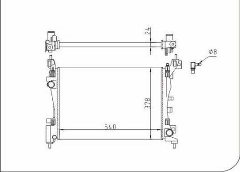 TQ 111790 - Radiator, engine cooling autospares.lv