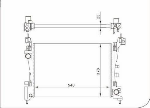 TQ 133768 - Radiator, engine cooling autospares.lv