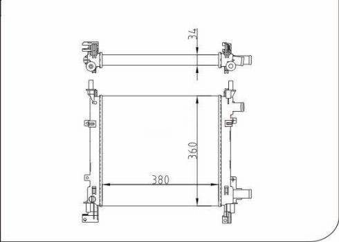 TQ 133702 - Radiator, engine cooling autospares.lv