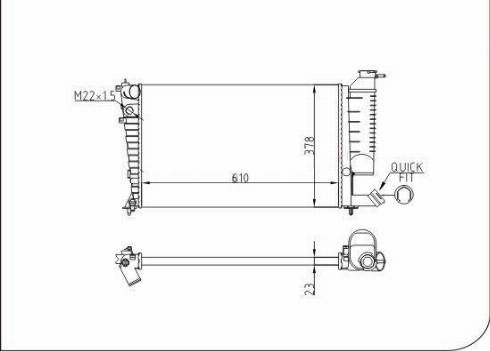 TQ 133718 - Radiator, engine cooling autospares.lv