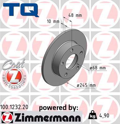 TQ 244497 - Brake Disc autospares.lv