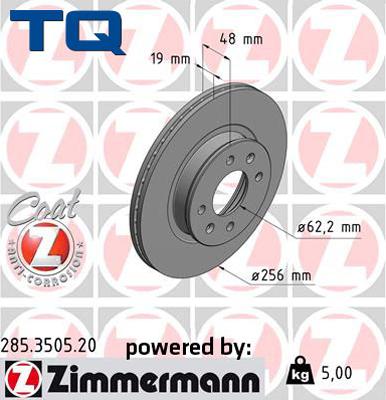 TQ 244596 - Brake Disc autospares.lv