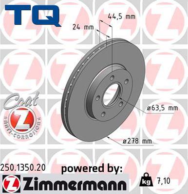 TQ 244593 - Brake Disc autospares.lv