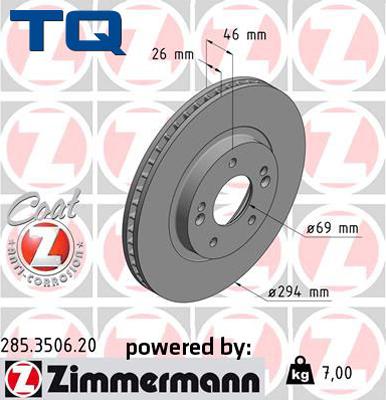 TQ 244597 - Brake Disc autospares.lv