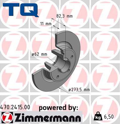 TQ 244548 - Brake Disc autospares.lv