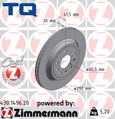 TQ TQ-BD0826 - Brake Disc autospares.lv