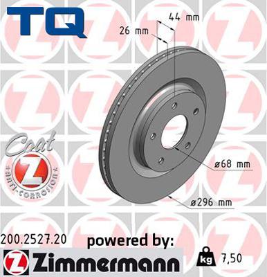 TQ 244564 - Brake Disc autospares.lv