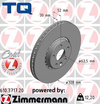 TQ 244561 - Brake Disc autospares.lv