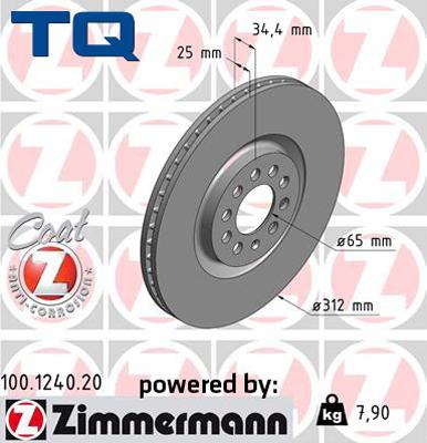 TQ 244568 - Brake Disc autospares.lv