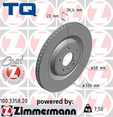 TQ 244500 - Brake Disc autospares.lv