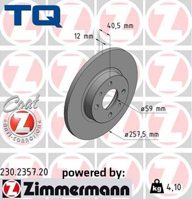 TQ 244511 - Brake Disc autospares.lv