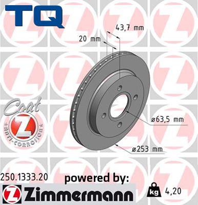 TQ 244513 - Brake Disc autospares.lv