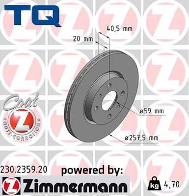 TQ 244512 - Brake Disc autospares.lv